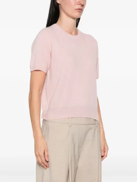 Scurt pulover Ivory Paris roz