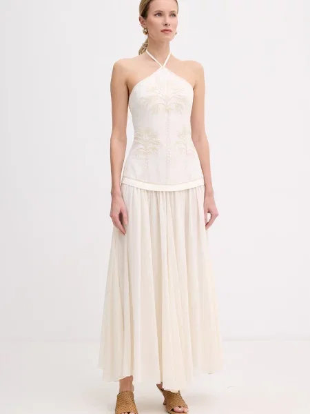 Twinset sukienka beżowa