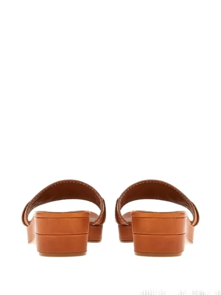 Sandale Ferragamo din piele maro