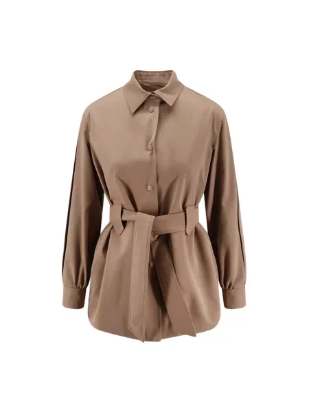 Kurtka Max Mara wełniana brązowa