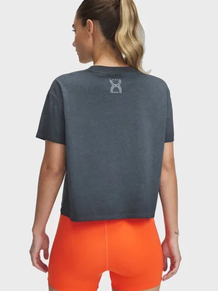 Спортивная футболка Under Armour для бега серая