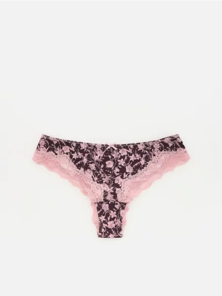 Reserved LADIES` BRIEFS maro-închis maro