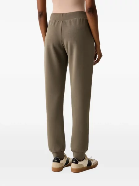 Pantaloni Guess alergare cu autograf verde