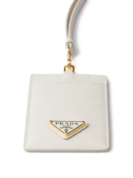 Кожено портмоне Prada бяло