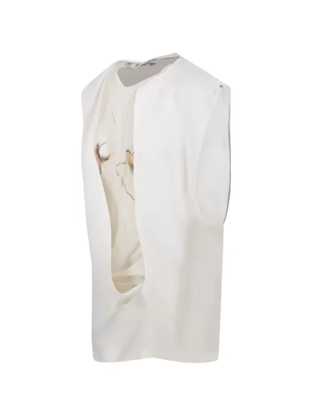 Top Sportmax cu model floral cu imagine