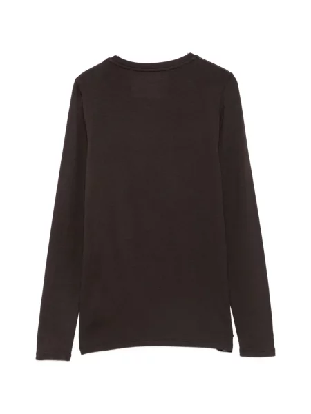 Lung tricou Majestic Filatures maro