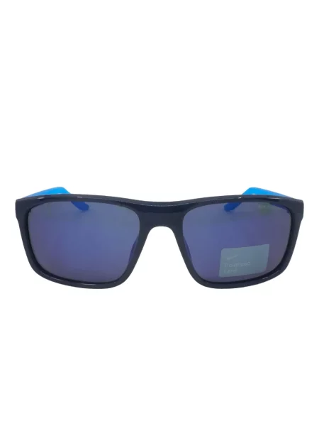 Ochelari de soare Nike cu cordon din jerseu cu imprimeu abstract gri