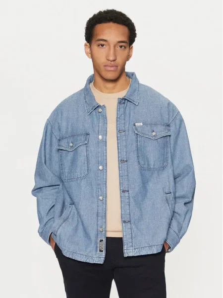 Guess Geacă de blugi albastru