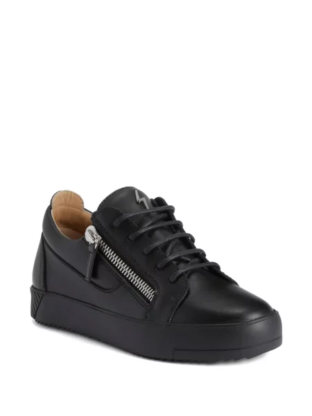 Маратонки Giuseppe Zanotti с дантела черно