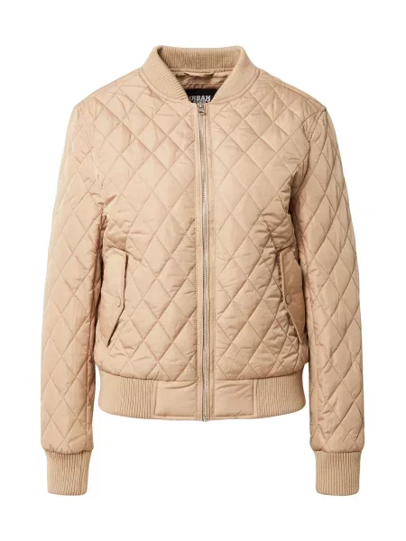 Urban Classics Geacă de primăvară-toamnă Diamond Quilt' bej
