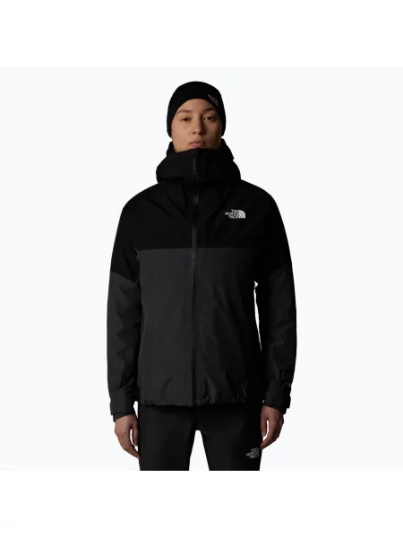 Kurtka przeciwdeszczowa The North Face Jazzi 3L Gtx anthracite grey / black czarna