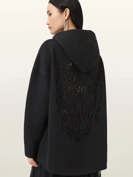 Суитшърт AllSaints Craneo Etie Hoody Black S черно