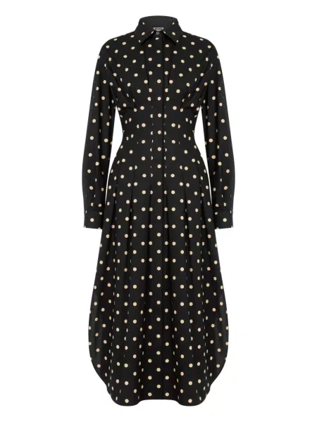 Rochie Moschino cu buline plisată de costum negru