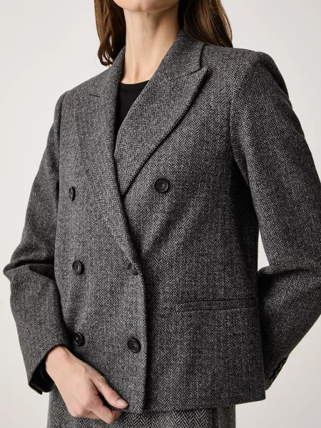 Weekend Max Mara двобортний піджак з віскозою WKDGRADO