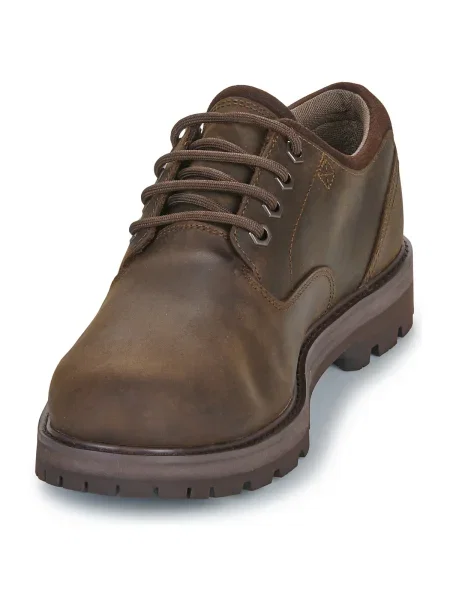 Pantofi Timberland cu șireturi din dantelă maro