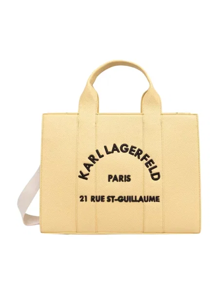 Karl Lagerfeld torebka tote z imitacji skóry K/RSG MD żółta