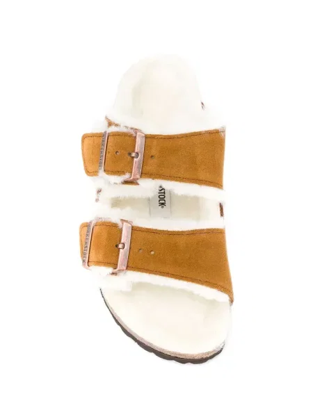 Sandale Birkenstock cu blană