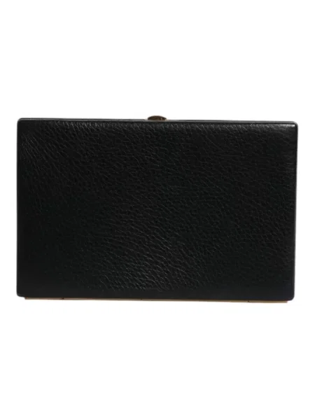Portfel Dolce And Gabbana skórzany czarny