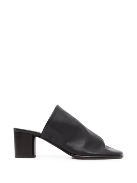 Papuci tip mules Lemaire din piele negru
