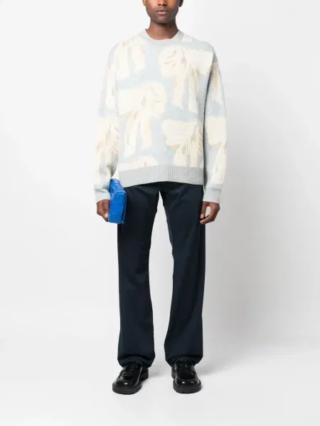 Chinos Versace Pre-owned modré