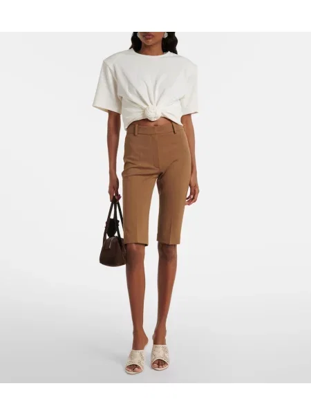 Pantaloni Magda Butrym tricotate bej