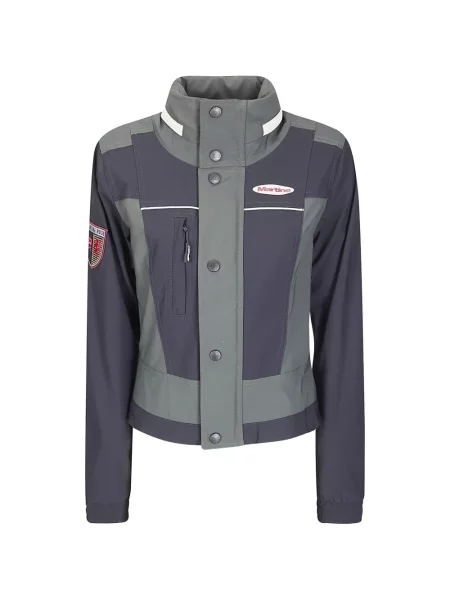 Bunda Martine Rose s autogramem šedá