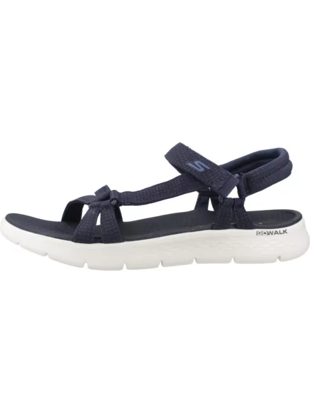 Sandały SKECHERS GO WALK FLEX SANDAL Niebieski białe