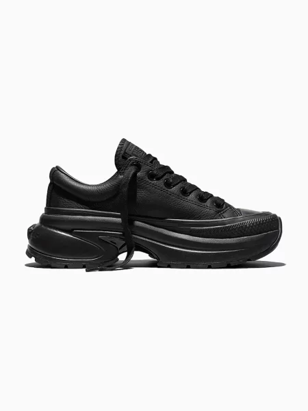 Converse Run Star Crush sneakersy skórzane czarne