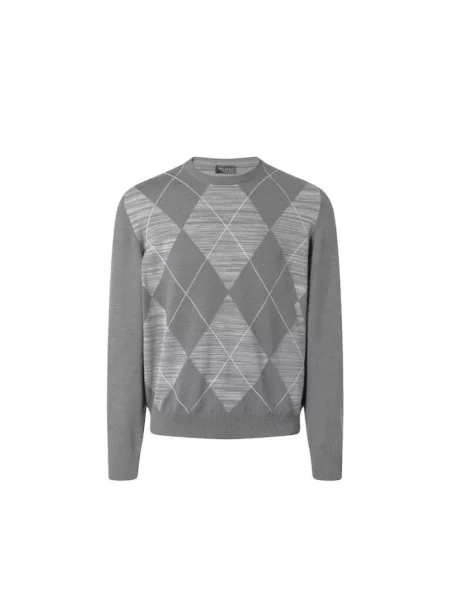 Wełniany sweter Maerz wełniany szary