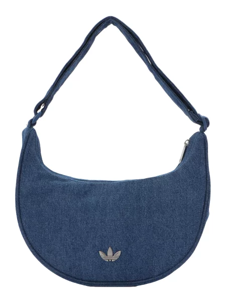 Adidas Originals kabelka hobo dámska rifľová Adicolor modrá
