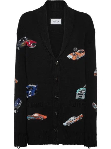 Kardigan Philipp Plein czarny