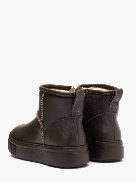 Кожаные ботинки Rylko коричневые