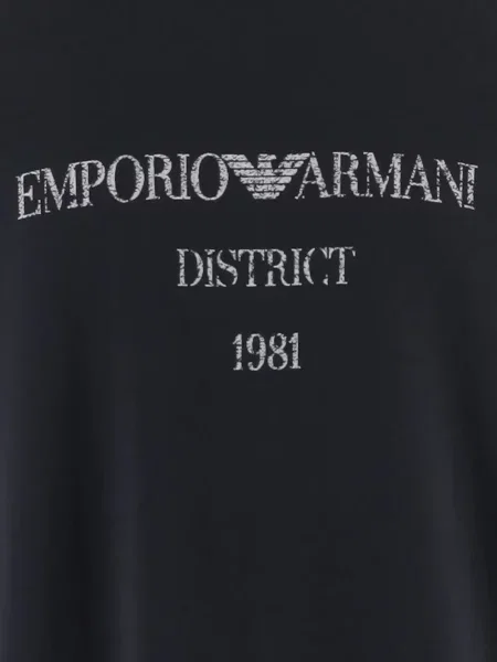 Μπλούζα Emporio Armani με σχέδιο μπλε