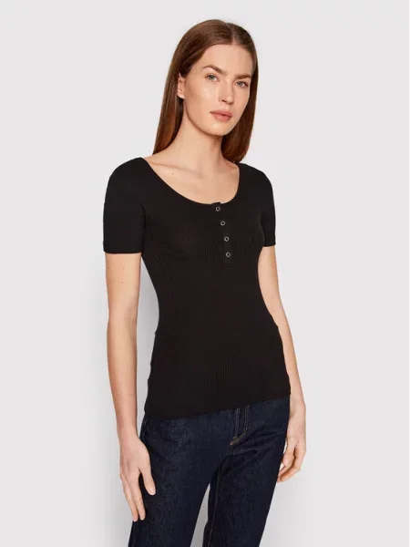 Pieces Palaidinė Kitte Slim Fit juoda