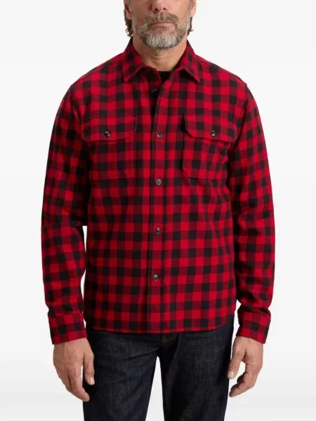 Cămașă Woolrich în carouri roșu