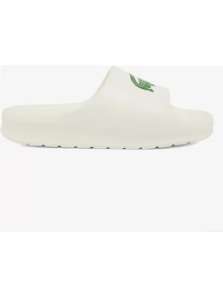 Japonki Lacoste Serve Slide zielony biały