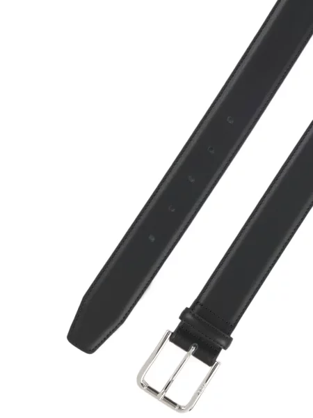 Cu centură curea Boss din piele negru