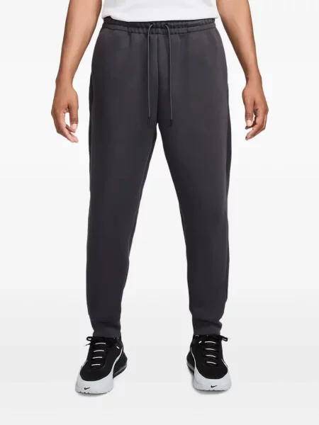 Top sport Nike din fleece plisat fără mâneci alb