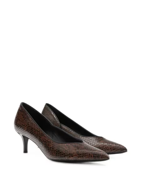 Pantofi cu toc Isabel Marant din piele maro