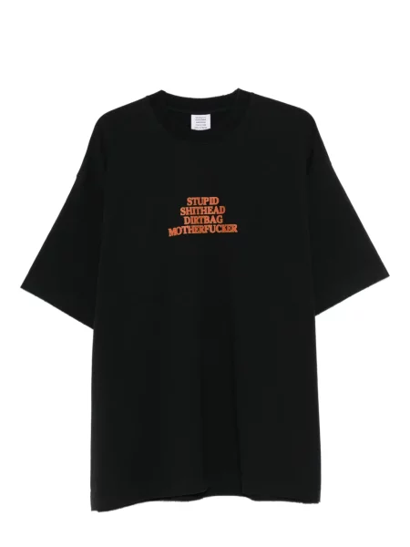 Tricou Vetements cu imagine negru