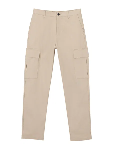 Pull&Bear Pantaloni cu închis bej