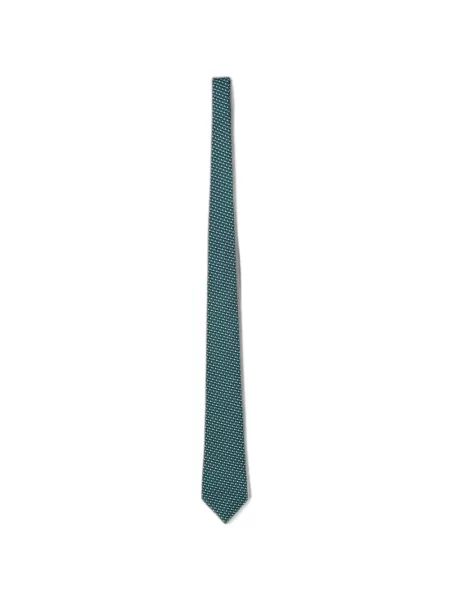 Cravată Zegna de mătase cu imagine verde