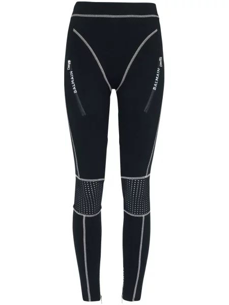 Leggings Balmain negru