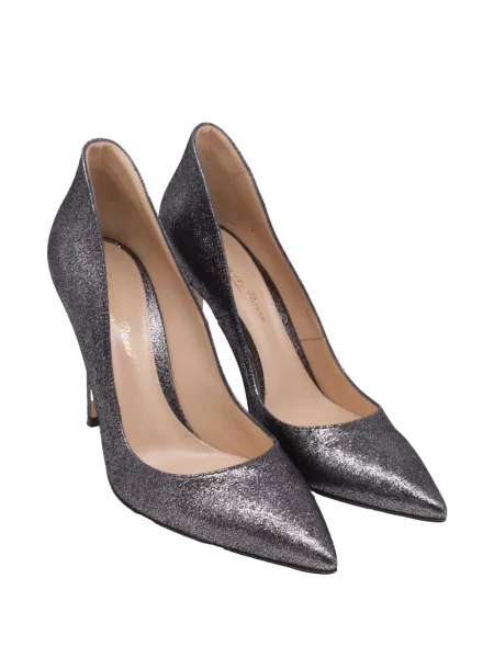 Pantofi cu toc Gianvito Rossi gri
