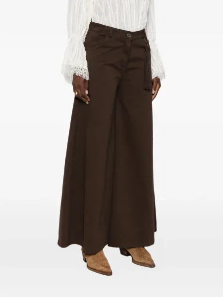 Pantaloni palazzo Philia Loft maro