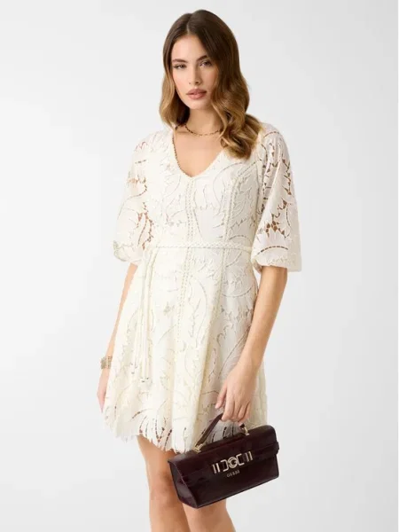 Guess Rochie de zi alb