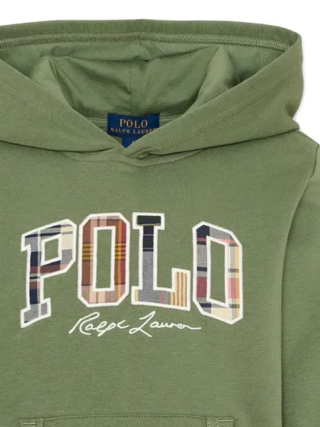 Bluza z kapturem dziecięca Polo Ralph Lauren zielona