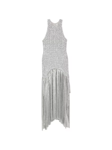 Rochie Rabanne cu paiete asimetrică