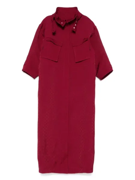 Palton Gucci din jacard roșu