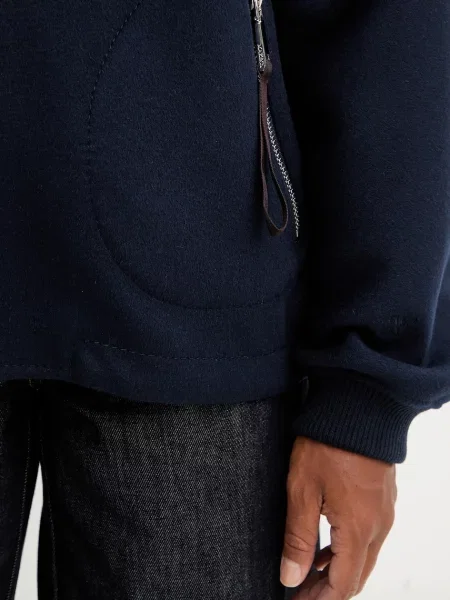 Вовняна куртка MAX&Co. демісезонна oversize синій